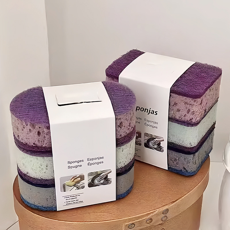 007 고밀도 식기 세척 브러쉬 냄비 후라이펜 그릇 양면 수세미