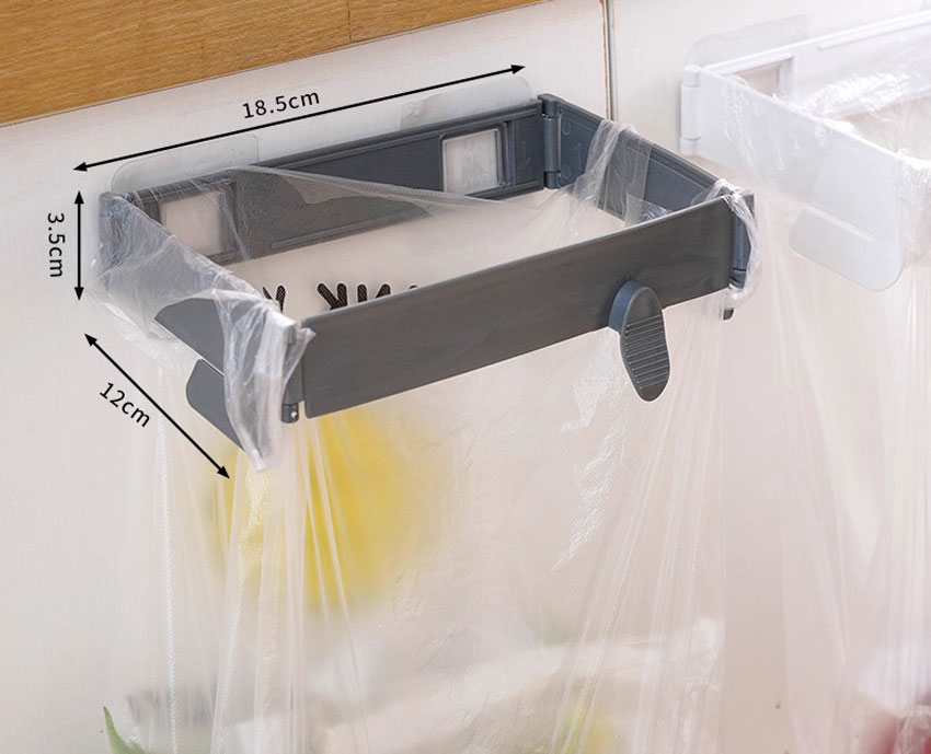 013 다용도 벽걸이 주방 화장실 사무실 접이식 쓰레기 봉투 홀더